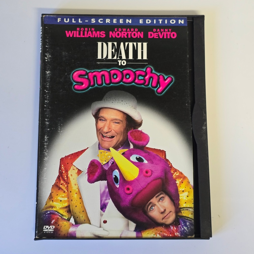 Death to Smoochy DVD 2002 Comedy Robin Williams Edward Norton Full Screen